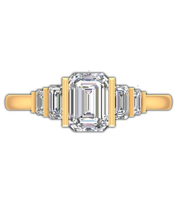 Minimalist Yellow Gold Ring with No Diamond, Perfect for Subtle Sophistication