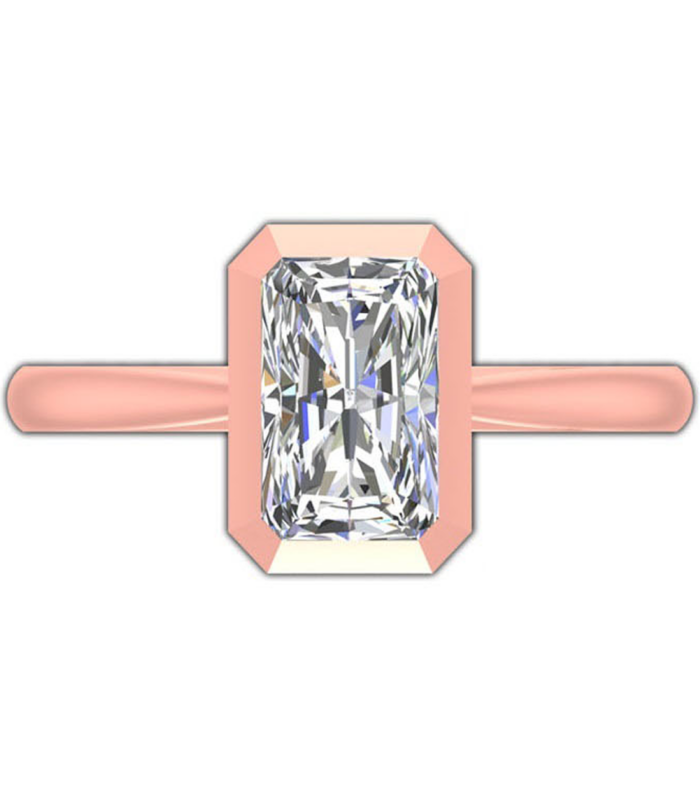 Charming Rose Gold Ring with No Diamond, a Simple and Elegant Design